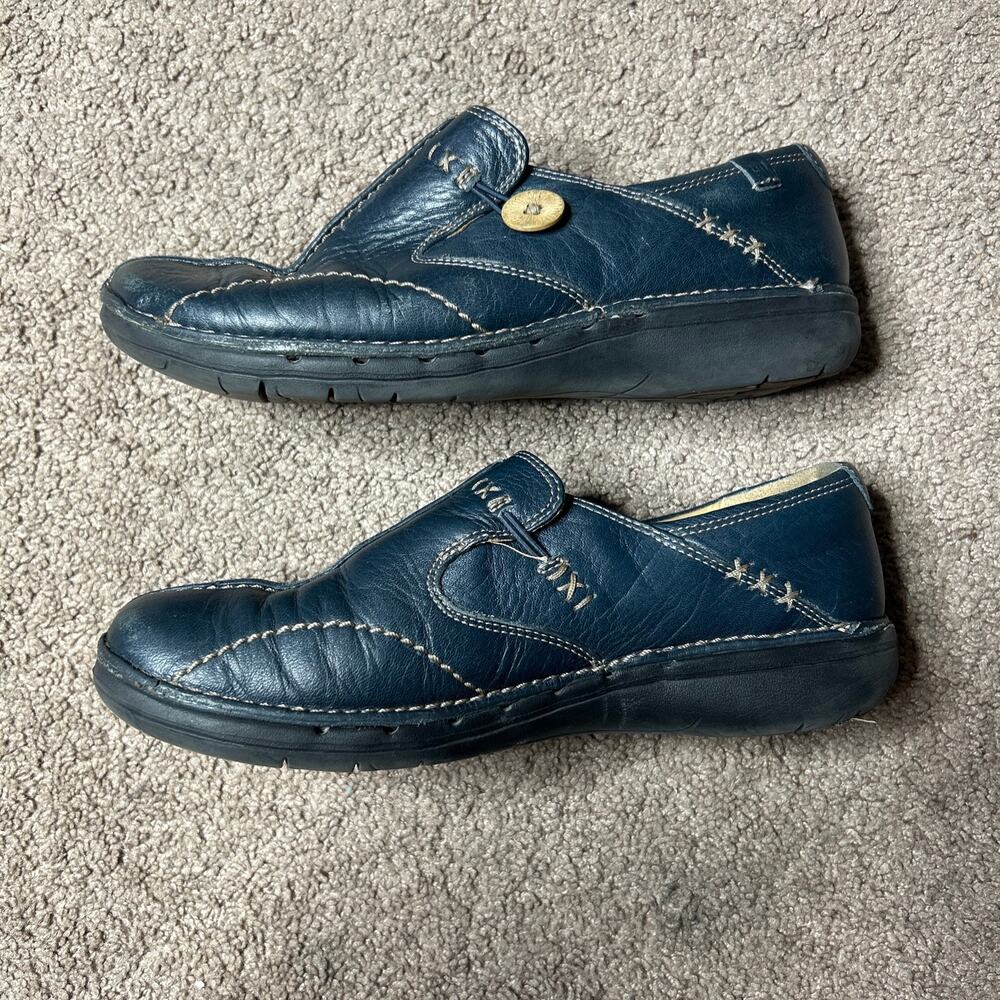 Clarks Unstructured Un.Loop Womans 7w Leather Sli… - image 2